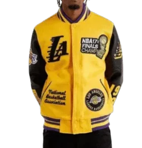 Pro Standard NBA Los Angeles Lakers Mash Up Varsity Jacket