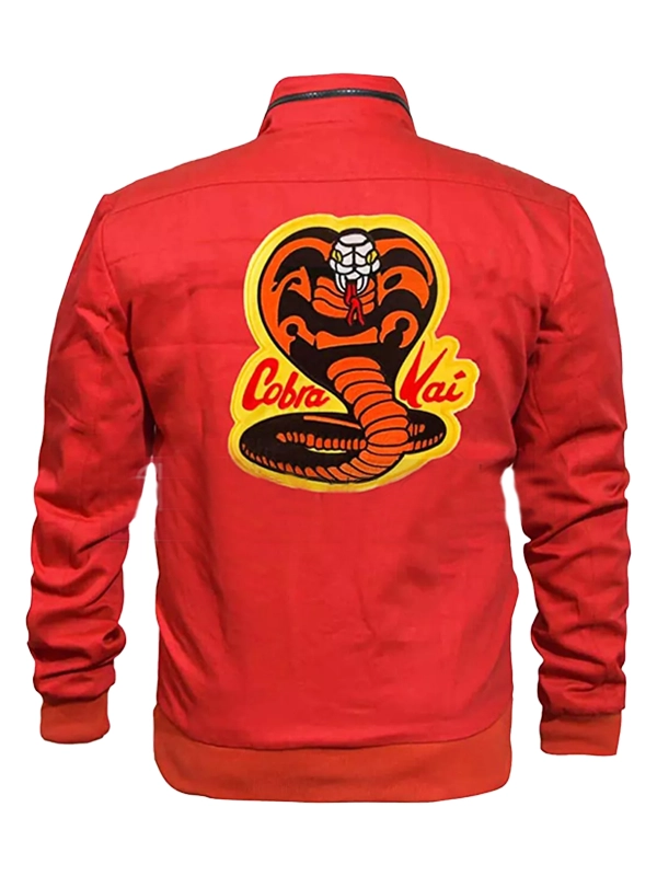 cobra-kai-the-karate-kid-johnny-lawrence-red-cotton-jacket