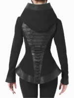 crocodile-hooded-wool-jacket