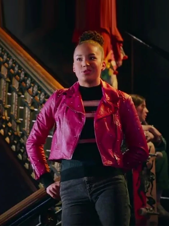 high-school-musical-gina-pink-biker-jacket