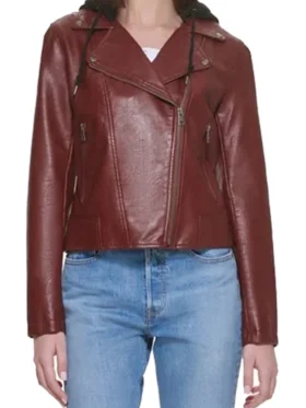 ladies-faux-leather-moto-hooded-jacket