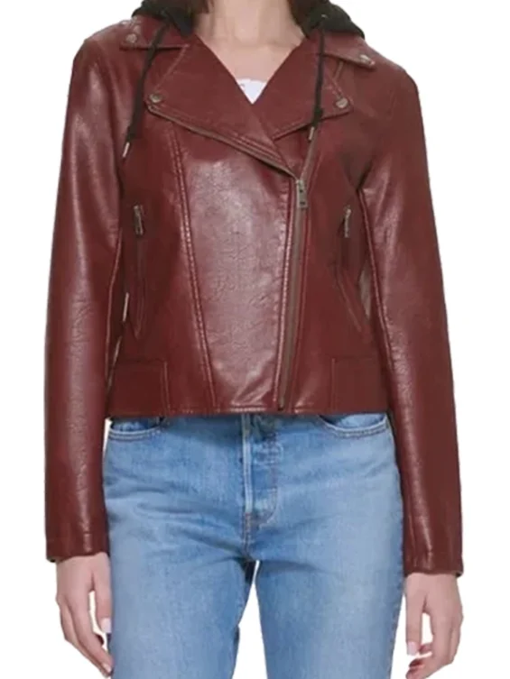 ladies-faux-leather-moto-hooded-jacket