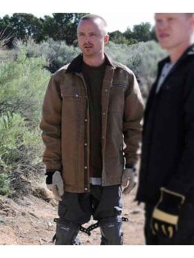 Aaron-Paul-TV-Series-Breaking-Bad-Brown-Cotton-Jacket
