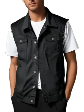 Chris Pratt The Electric State Black Vest