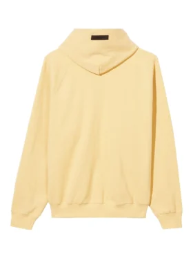 Fear Of God Essentials Logo Print Fleece Hoodie