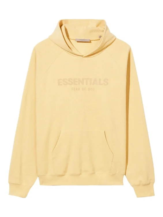 Fear Of God Essentials Logo Print Hoodie
