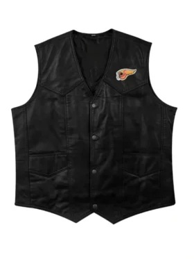 Premium California Hells Angels Black Leather Vest: Quality & Craftsmanship Hells Angels California Leather Vest