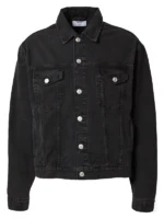 Unisex Charcoal Denim Jacket
