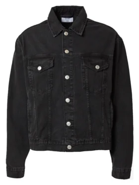 Unisex Charcoal Denim Jacket