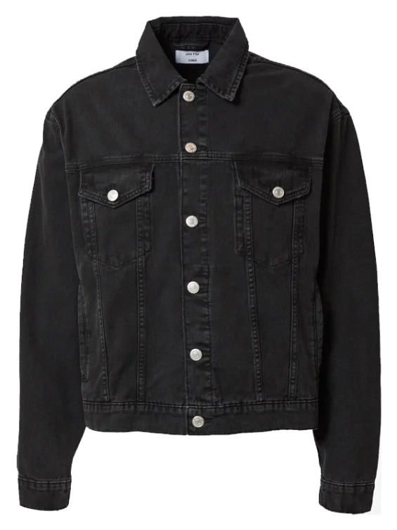 Unisex Charcoal Denim Jacket