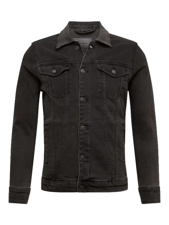 Unisex Grey Denim Jacket