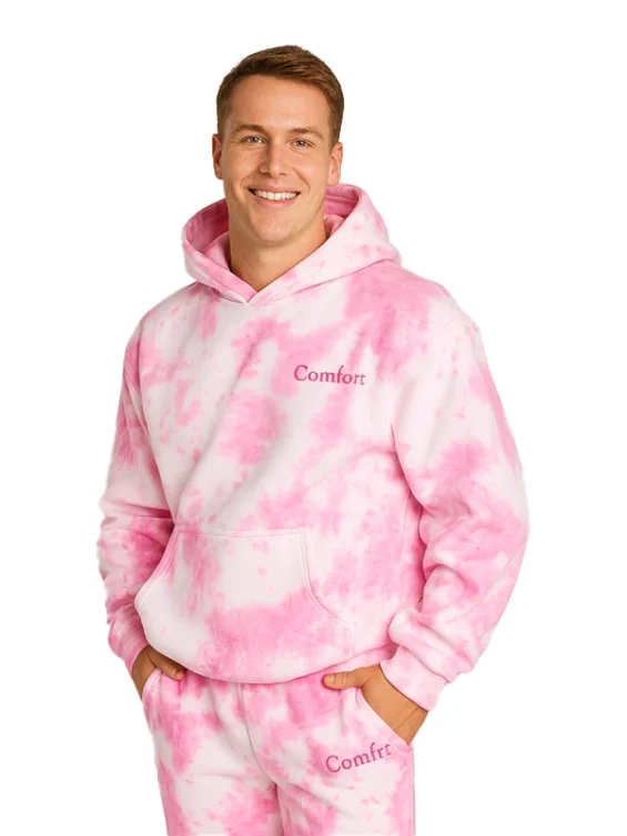 Unisex Minimalist Hoodie - light pink