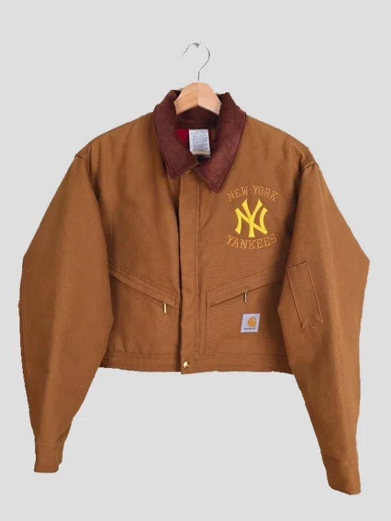 Vintage-Carhartt-x-NY-Yankees-Crop-Jacket
