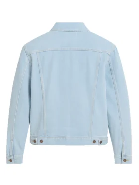 light blue denim jean jacket​