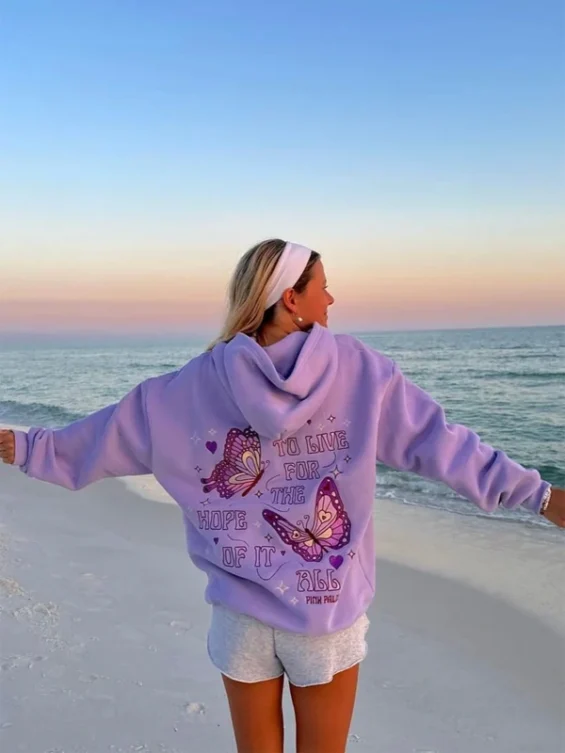 pink-palm-puff-hoodie-purple