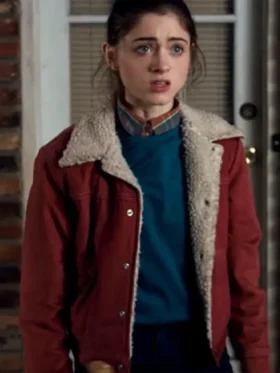 stranger-things-nancy-wheeler-red-sherpa-jacket