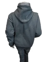 UGG Tasman Hoodie back side view highlighting the relaxed drape and premium heavy-weight fabric.