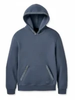 Front view of the electric blue UGG Tasman hoodie.