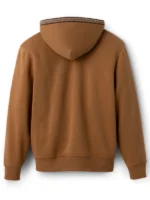 Back of the chocolate brown UGG Tasman hoodie.