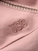 UGG logo on the light pink pocket.