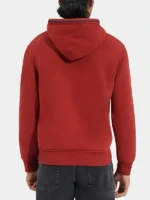 Back of the bright red UGG Tasman hoodie.