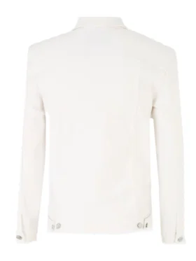 white denim jacket for men and women