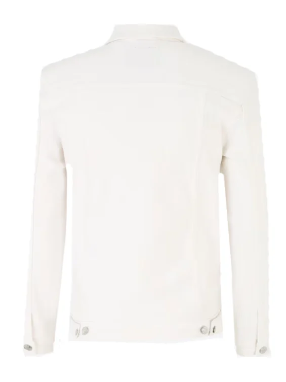 white denim jacket for men and women