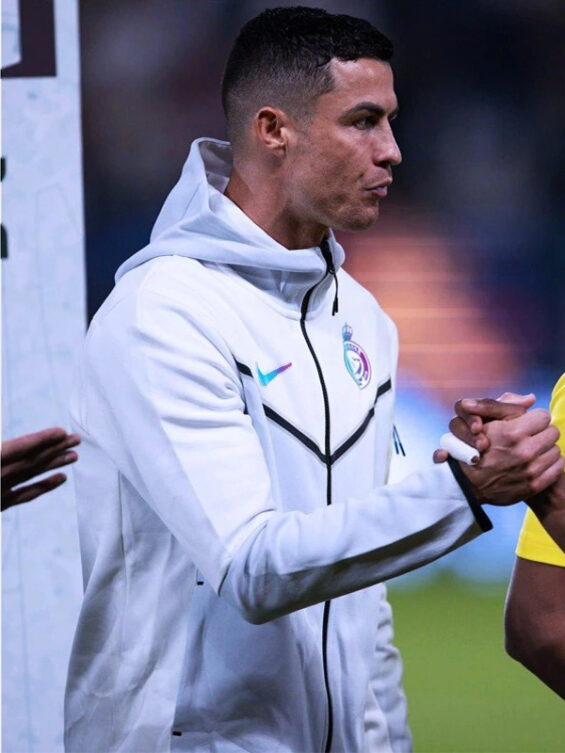Al-Nassr-Tech-Cristiano-Ronaldo-White-Jacket