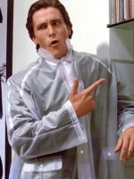 American Psycho Patrick Bateman Costume Raincoat
