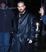 Drake-Vaffanculo-Black-Leather-Coat