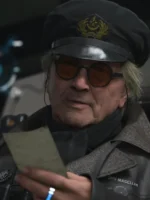 George Miller Death Stranding 2 Tarman Black Leather Coat