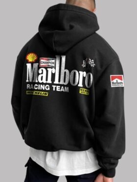 Marlboro-Cigarettes-Retro-Black-Pullover-Hoodie