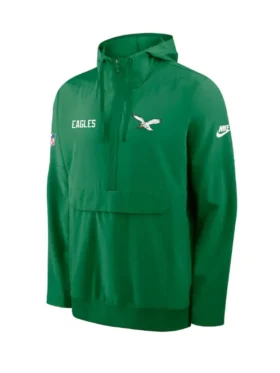 Mens-Nike-Kelly-Green-Philadelphia-Eagles-Sideline-Alt-Pack-Anorak-Half-Zip-Hoodie-Jacket
