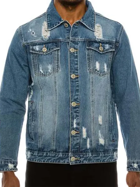 Mens World Tour Denim Jacket