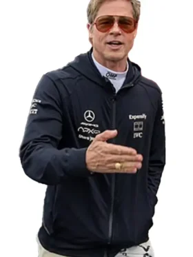 Movie-F1-Brad-Pitt-Black-Hoodie