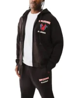 True Religion X Playboy Zip Hoodie Black