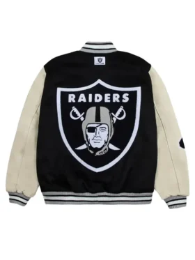 Tyler, The Creator Golf Wang X Nfl Raiders Letterman Jacket Black
