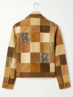 Vintage Trimmed Patchwork Jacket
