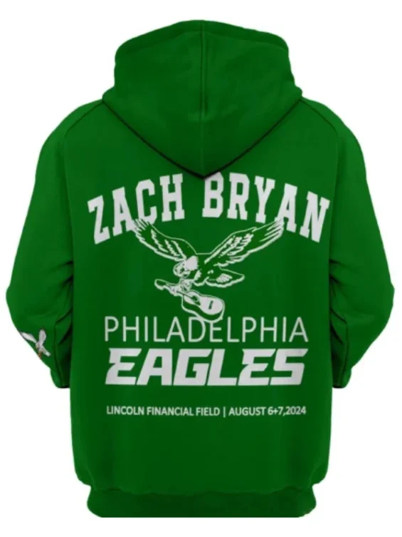 Zach-Bryan-Eagles-Hoodie-Green