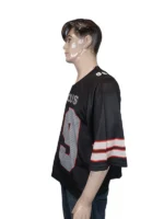 Billie Eilish Oversize Famous Jersey showcasing a high-energy urban design and durable reinforced stitching for a premium fashion statement.