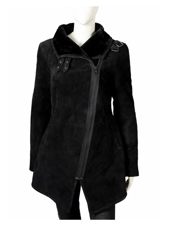 black-shearling-coat-in-suede-leather-for-women