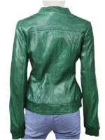 bright-green-classic-leather-jacket-for-women