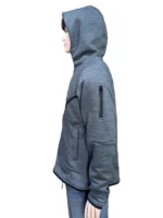 Side view of the LFC Nike Mens 23/24 Tech Fleece Hoody showing the sleek fit.