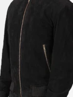 mens-black-suede-leather-bomber-jacket