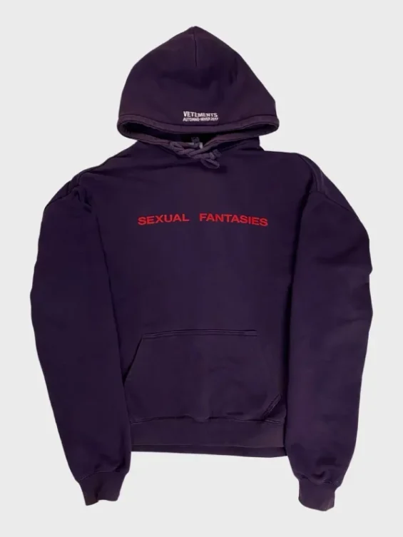 vetements ecstasy hoodie