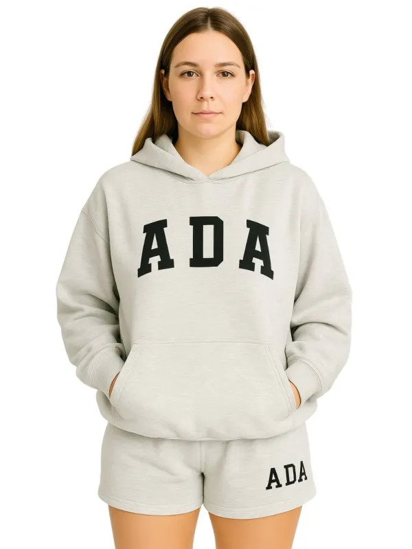 ADA Oversized Light Grey Hoodie ADA Oversized Light Grey Hoodie