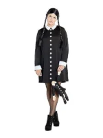 Adult Wednesday Addams Plus Size Costume