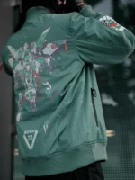 Arsenal-Boomslank-x-M.RAGE-Green-Bomber-Jacket