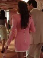 Ashley Park Emily in Paris S04 Pink Dress Coat