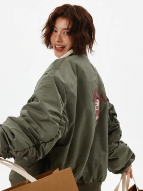 Boa-Lapel-Casual-Padded-Oversized-Jacket